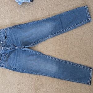 American Eagle Outfitters Women's High Rise Jegging In Blue, Size 12 Short